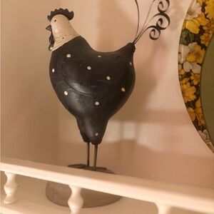 Black and White Polka Dot Rooster 🪩🖤